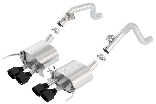 Borla 14-19  Chevrolet Corvette (C7) Axle-Back Exhaust System - ATAK(r) | 11869CB