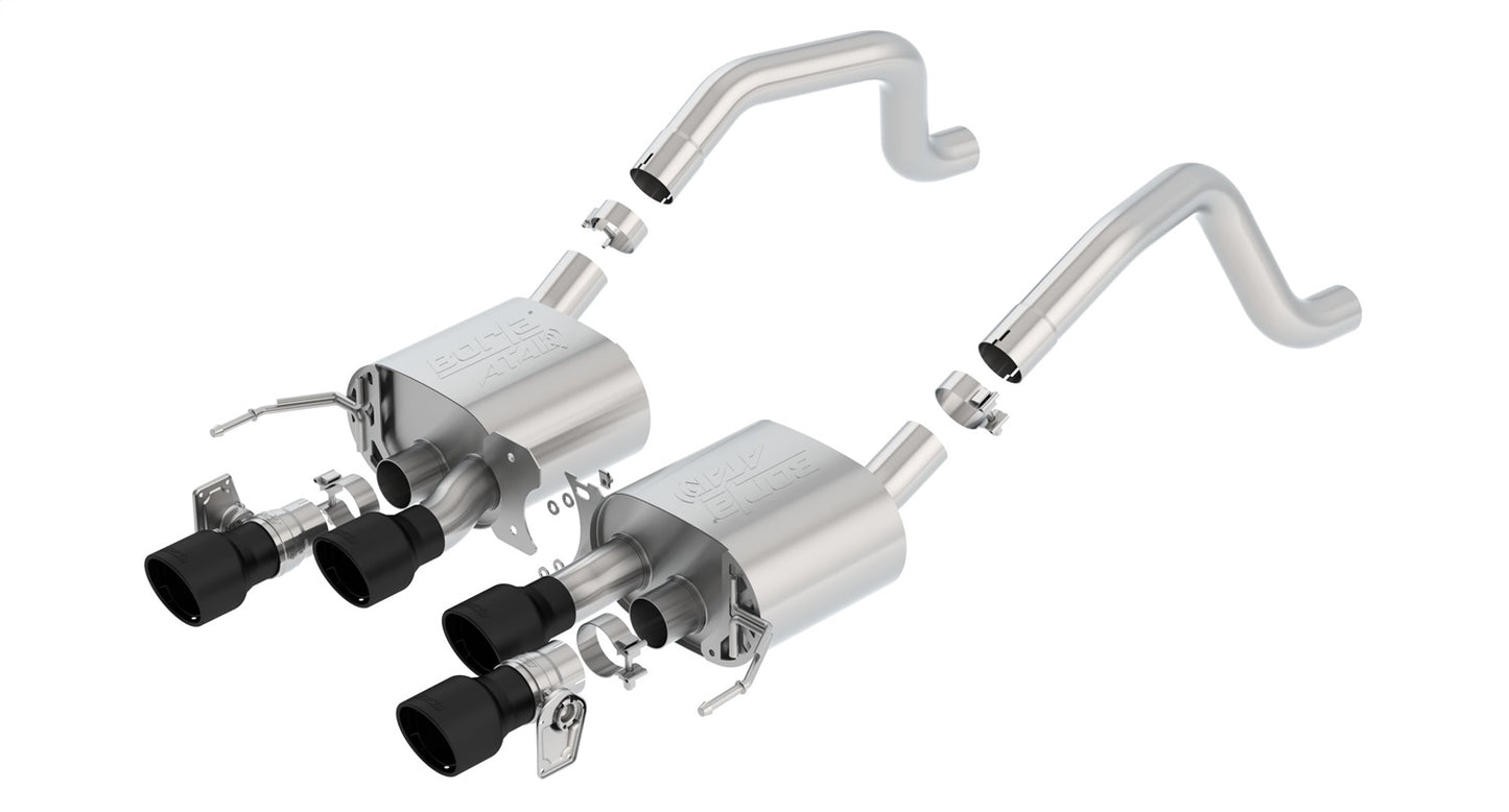 Borla 15-19 Chevrolet Corvette Axle-Back Exhaust System - ATAK(r) | 11903CB