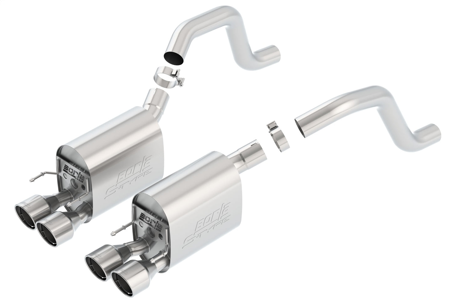 Borla 06-13 Chevrolet Corvette Axle-Back Exhaust System - S-Type ll | 11917