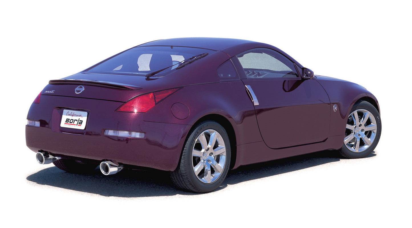 Borla 03-08 Nissan 350Z Cat-Back(tm) Exhaust System - S-Type - True Dual | 140045