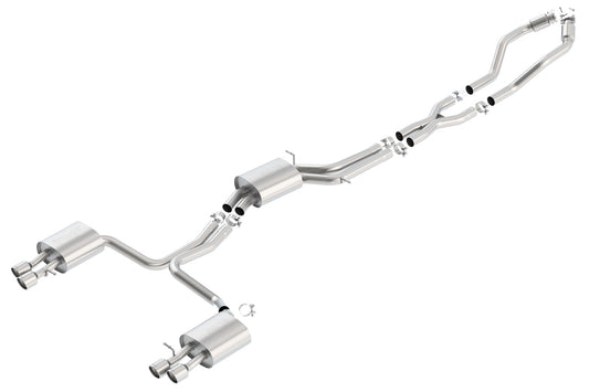 Borla 10-16 Audi B8/B8.5 Cat-Back(tm) Exhaust System - S-Type | 140403