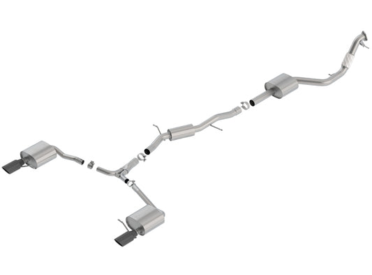 Borla 17-19 Audi A4 Quattro Avant, Allroad Cat-Back(tm) Exhaust System - ATAK(r) | 140759BC