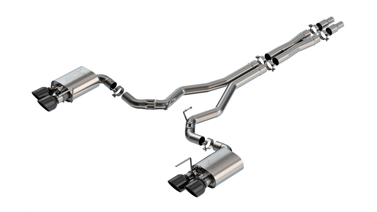 Borla 2024-2025 Ford Mustang Dark Horse Cat-Back(tm) Exhaust System ATAK(r) | 140965BC