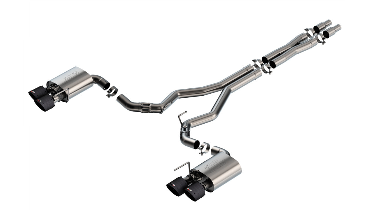 Borla 2024-2025 Ford Mustang Dark Horse Cat-Back(tm) Exhaust System ATAK(r) | 140965CFBA