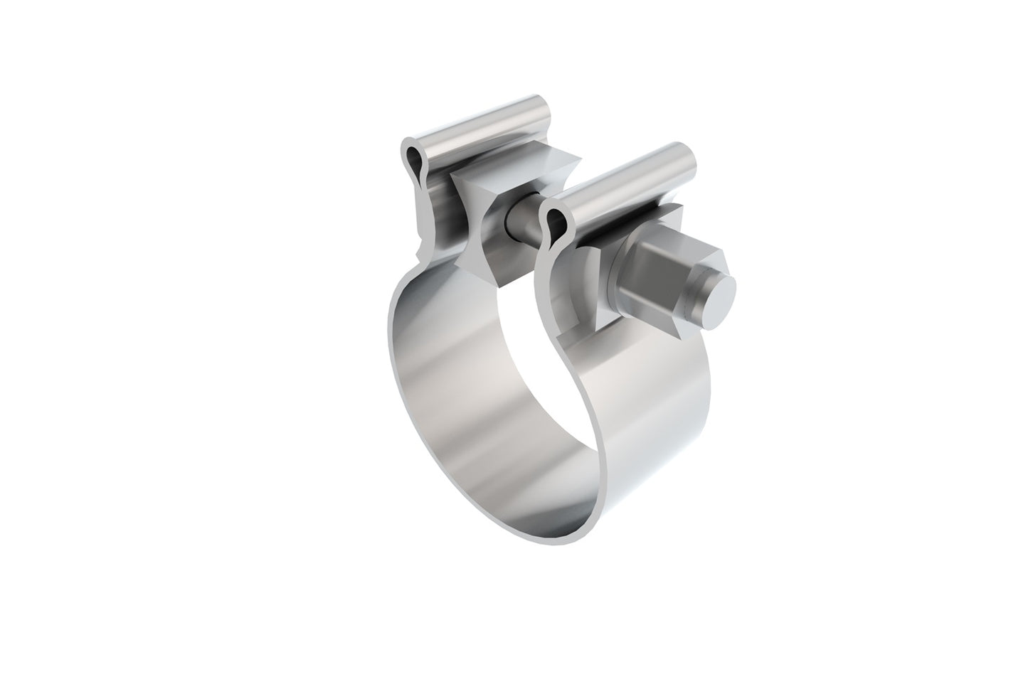 Borla 2.25" T-304 Stainless Steel AccuSeal Single Bolt Band Clamp | 18322