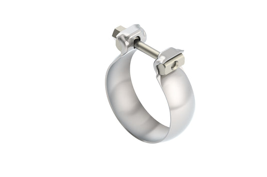 Borla 2.75" (70mm) T-304 Stainless Steel Half Moon/ Swivel Joint Clamp | 18328