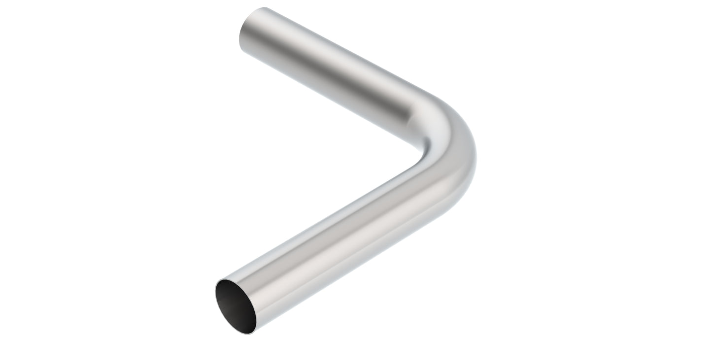 Borla Universal Elbow, 2.5" Outside Diameter, 90 T-304 Stainless Steel. | 19001