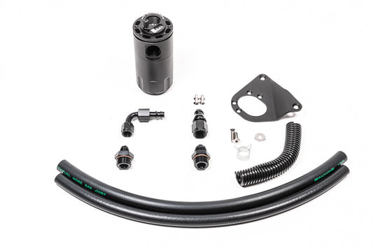 RADIUM Engineering 07-16 Mitsubishi Lancer Evolution Engine Oil Catch Can Kit | 20-0105-FL