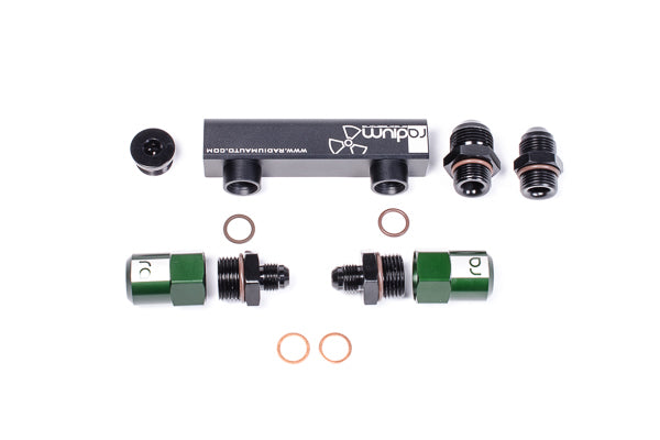 RADIUM Engineering  Universal  Manifold, 4-Port Bosch Pumps, Reuses Check Valves | 20-0463