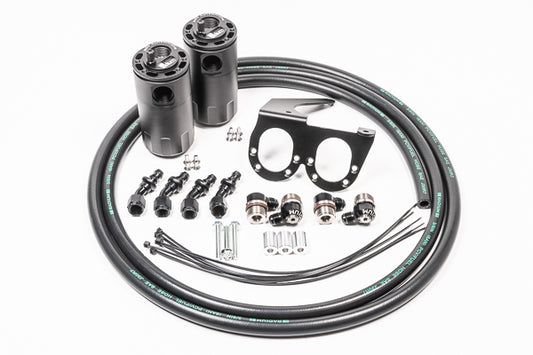 RADIUM Engineering  Nissan GT-R Engine Oil Catch Can Kit | 20-0555-FL