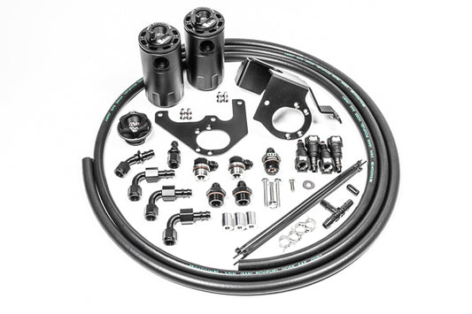 RADIUM Engineering 04-07 Cadillac CTS Engine Oil Catch Can Kit | 20-0564-FL