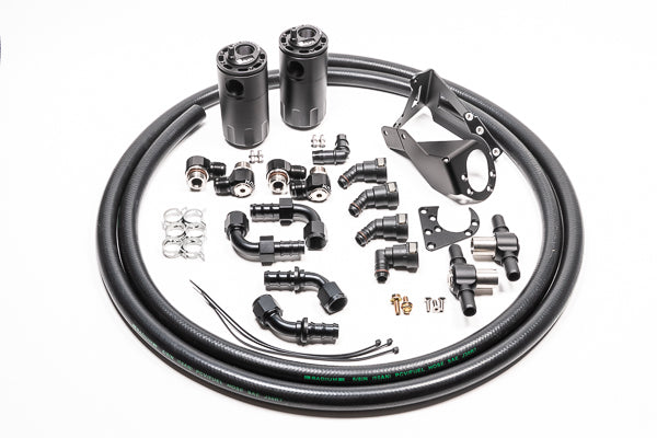 RADIUM Engineering  Nissan GT-R Engine Oil Catch Can Kit | 20-0590-FL