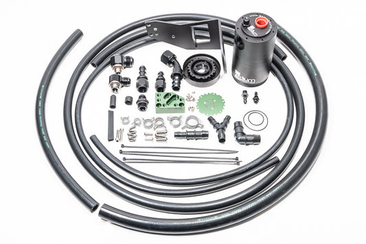 RADIUM Engineering 08-21 Subaru WRX Engine Oil Catch Can Kit | 20-0607