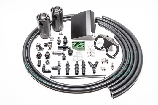 RADIUM Engineering 02-21 Subaru EJ Engine Oil Catch Can Kit | 20-0608-FL