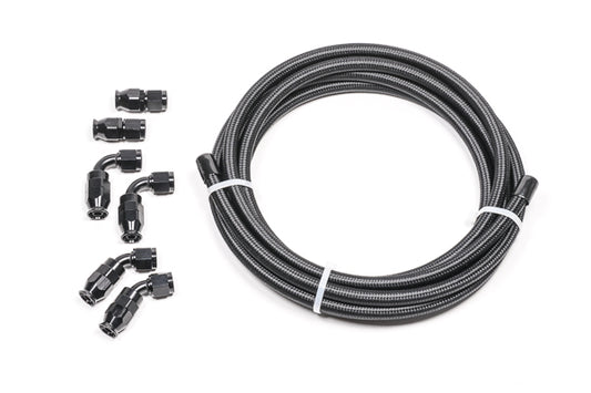 RADIUM Engineering  Universal  8An Universal Ptfe Hose Kit, Black, Carbon | 20-1208