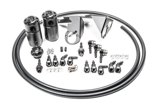 RADIUM Engineering 05-13 Chevrolet Corvette Engine Oil Catch Can Kit | 20-0787-FL