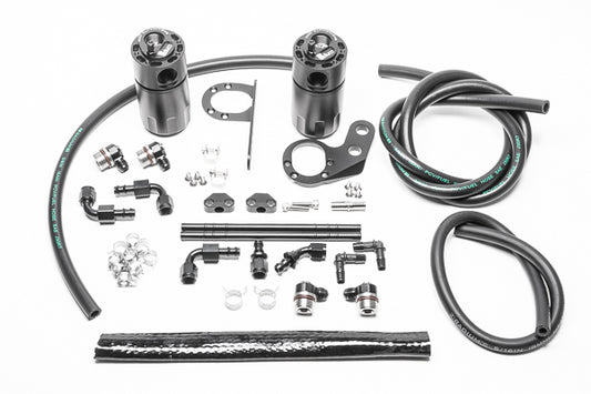 RADIUM Engineering 17-25 Honda Civic Engine Oil Catch Can Kit | 20-0826-FL