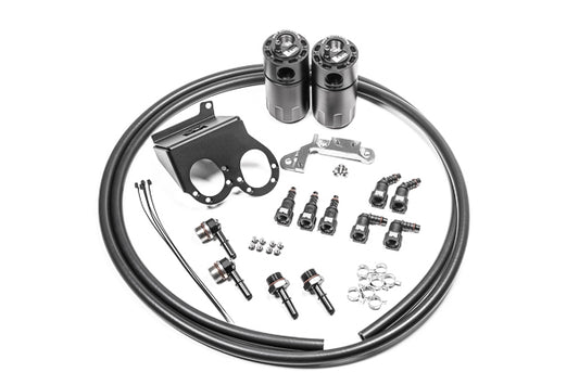 RADIUM Engineering 14-19 Chevrolet Corvette Engine Oil Catch Can Kit | 20-0986-FL