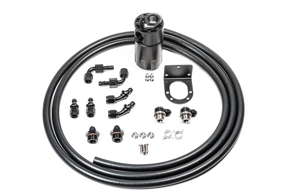 RADIUM Engineering  Universal  Single Catch Can, 6An Kit, Fluid Lock | 20-1806-FL