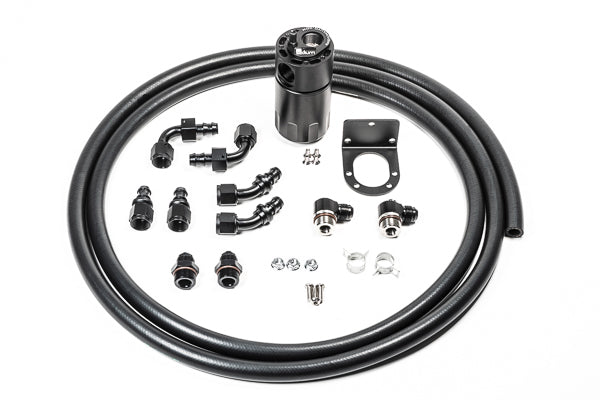 RADIUM Engineering  Universal  Single Catch Can, 8An Kit, Fluid Lock | 20-1808-FL