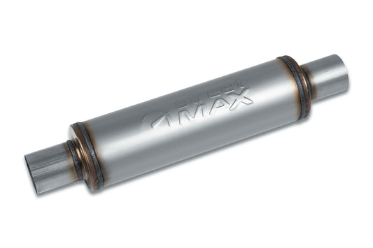 Street Series - Street Max Straight Through Performance Muffler Round Body | SM10415