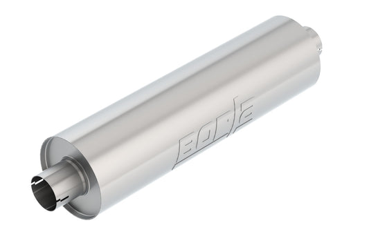 Borla 2.75" Center Inlet/ 2.75 Center Outlet 6.75" Round x 24" Long Body 29" Overall Length. Universal Part. Reversible | 400130