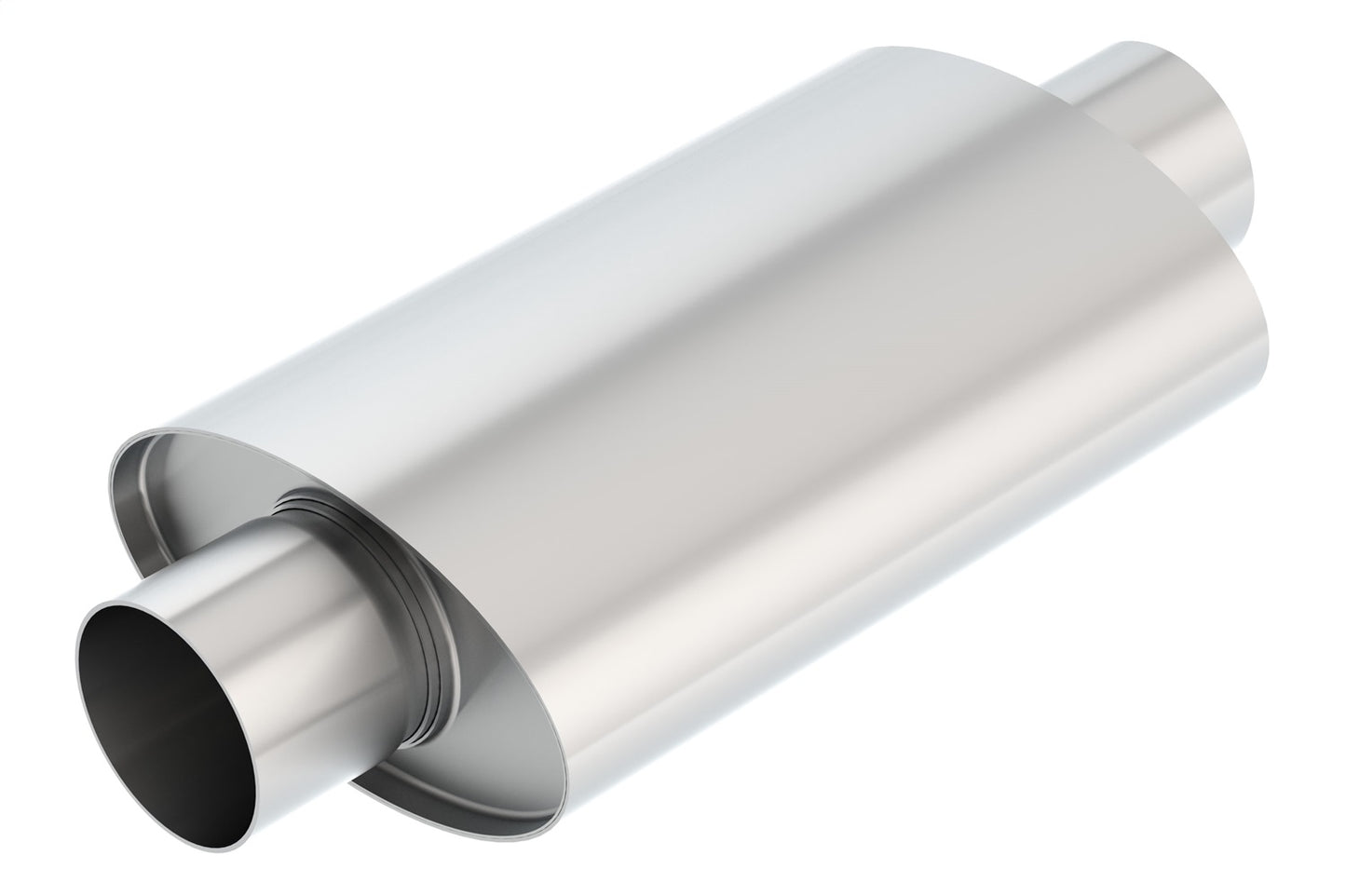 Borla 1 Multi-Core Racing Muffler For Rotary Engine Equipped Vehicles - 3" Center Inlet/ 3" Center Outlet 4.25" x 7.88" Oval x 12" Long Body 17" Overall Length. Universal | 400372