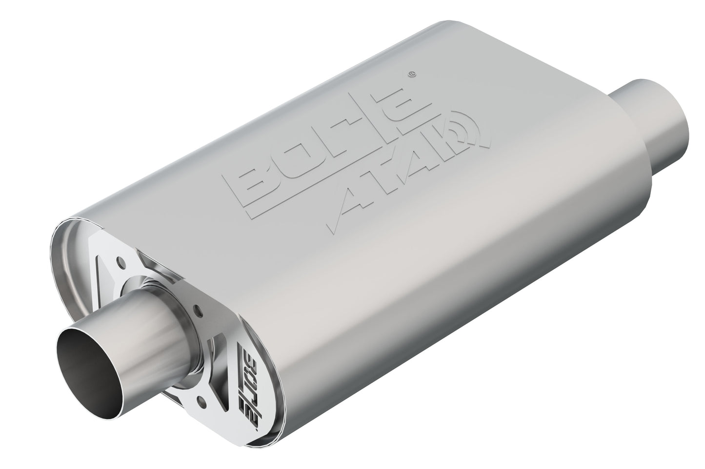 Borla ATAK(r) CrateMuffler Small Block Chevrolet High Output 350/ 383/ 406 V8 2.5" Offset/ Center 14" x 4.35" x 9.10" Body | 400820