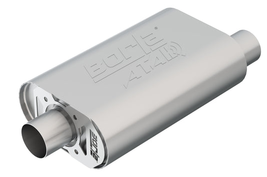 Borla ATAK(r) CrateMuffler Small Block Chevrolet High Output 350/ 383/ 406 V8 2.5" Offset/ Center 14" x 4.35" x 9.10" Body | 400820