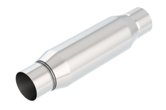 Borla 2.25" Center Inlet/ 2.25" Center Outlet 3.5" Round x 10" Long Body 14" Overall Length Universal | 400937