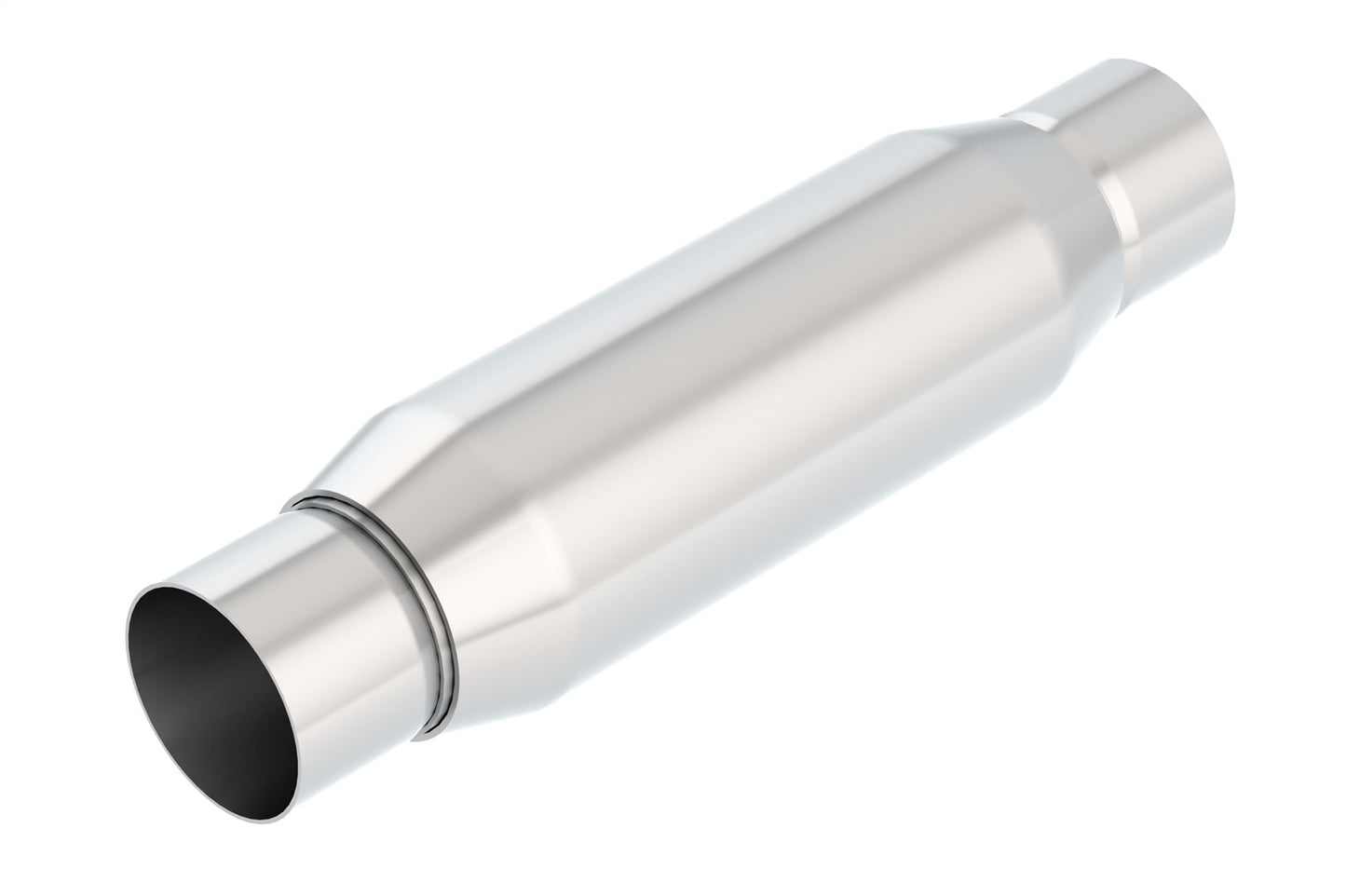 Borla 2.5" Center Inlet/ 2.5" Center Outlet 3.5" Round x 10" Long Body 14" Overall Length Universal | 400938