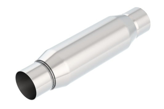 Borla 2.5" Center Inlet/ 2.5" Center Outlet 3.5" Round x 10" Long Body 14" Overall Length Universal | 400938