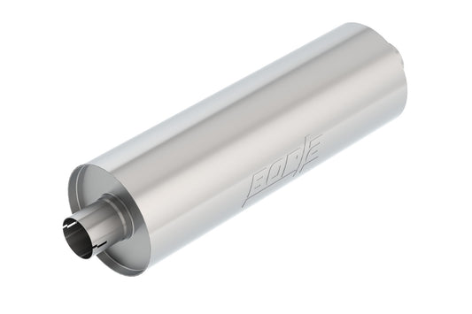 Borla 2.75" Center Inlet/ 2.75" Center Outlet 7.75" Round x 24" Long Body 29" Overall Length. Universal Part. Reversible | 401158