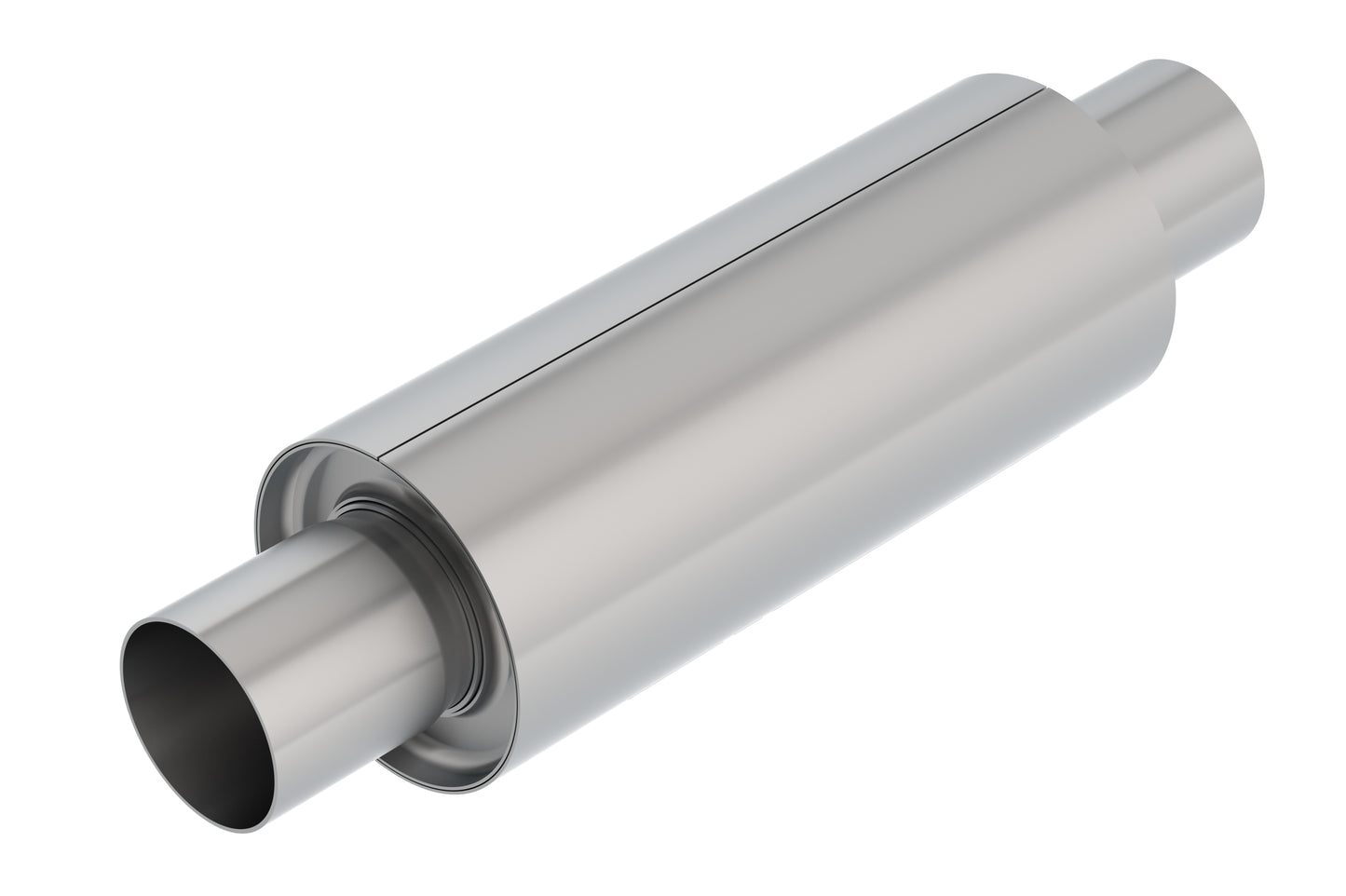 Borla Universal Resonator Muffler 2.25" In/Out Rd 5"X10" Without Notch | 401336