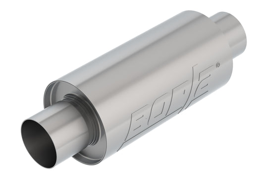 Borla 2.75" Center Inlet/ 2.75" Center Outlet 5" Round x 10" Long Body 15" Overall Length. Universal | 401338