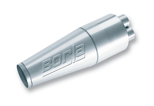 Borla 1 Multi-Core Collector Racing Muffler - 2.375" Inlets (4)/ 4.5" Outlet 6.75" Round x 18" Long Body 20" Overall | 40703