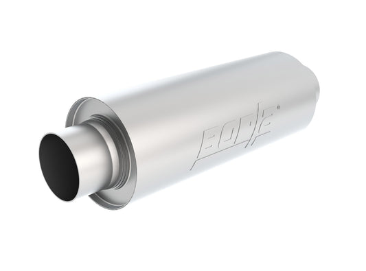 Borla 1 Multi-Core Racing Muffler For Venues Requiring A Muffler - 3.5" Center Inlet/ 3.5" Center Outlet 6.25" Round x 16" Long Body 21" Overall Length. Universal | 40722