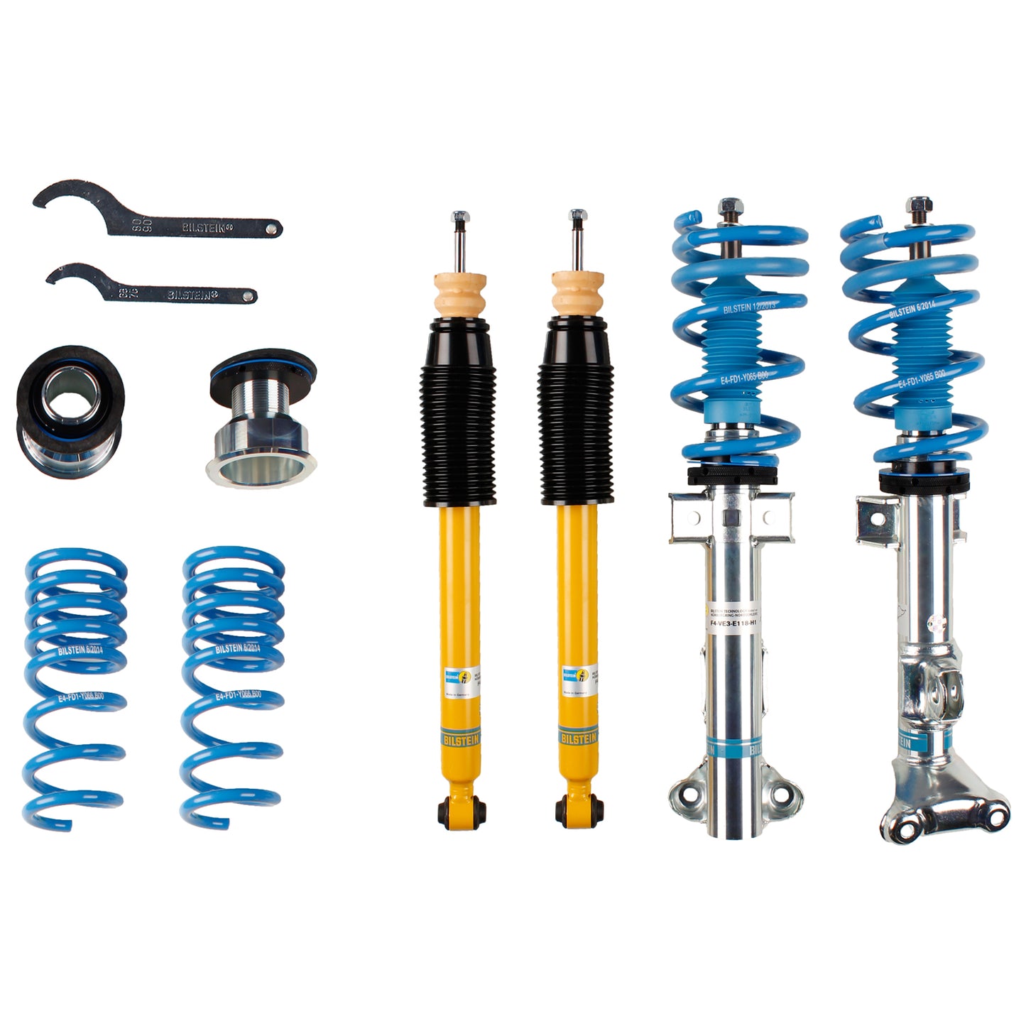 Bilstein B14 08-15 Mercedes-Benz C-class W204, 10-17 E-class W212 Front and Rear Suspension Kit