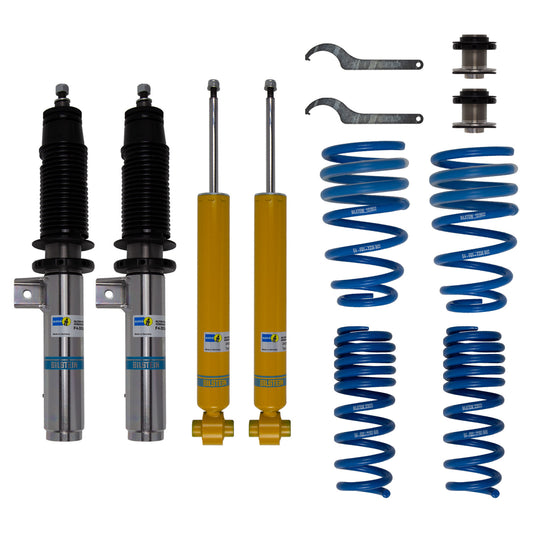Bilstein B14 (PSS) 13-19 BMW F30 3-series xDrive  / 14-20 F32, F33, F36 4-series xDrive Front & Rear Performance Suspension Kit