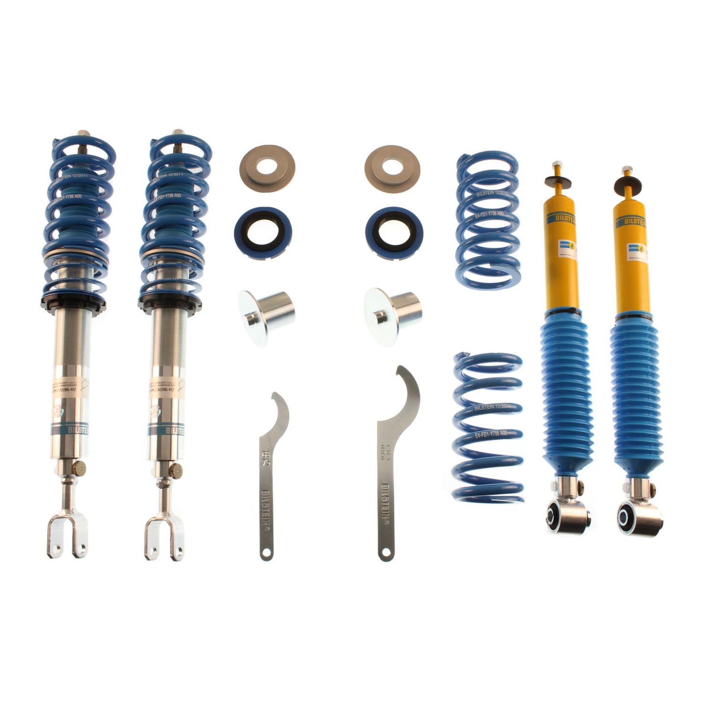 Bilstein B16 04-09 Audi S4, RS4 Front and Rear Performance Suspension System | 48-105958