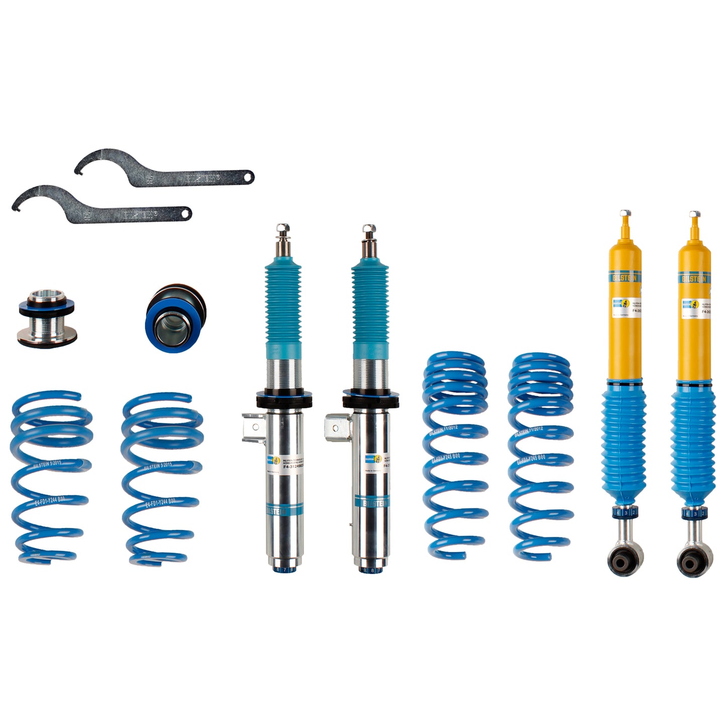 Bilstein B16 13-21 BMW xDrive 3 F30, 2 F22, 4 F32 Front and Rear Performance Suspension System | 48-245463