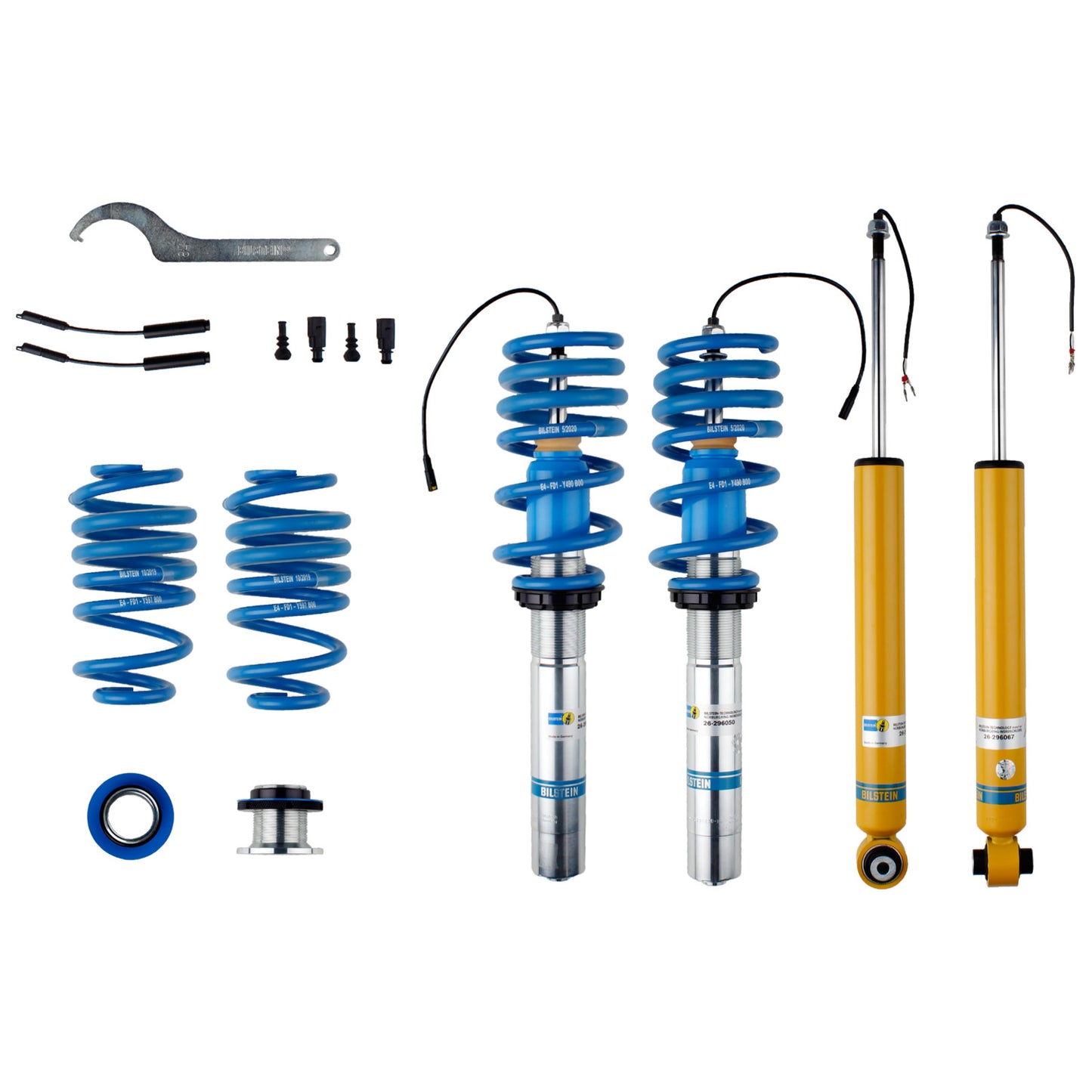 Bilstein B16 (DampTronic) 17-21 Audi A4, S4, A5, S5, RS5 Front and Rear Suspension System | 49-290868