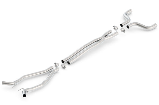 Borla 10-15 Chevrolet Camaro Connection Pipes - X-Pipe With Mid-Pipes | 60539