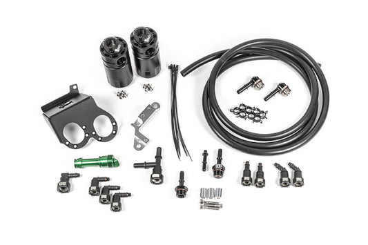 RADIUM Engineering 15-19 Chevrolet Corvette Engine Oil Catch Can Kit | 20-1186-FL
