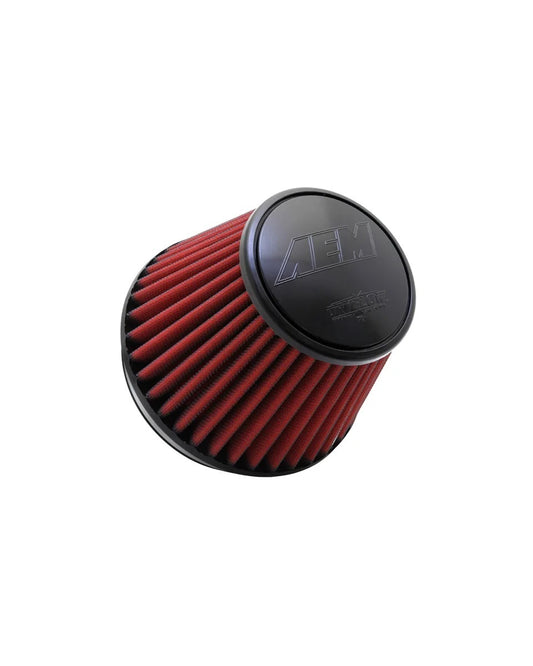 AEM Induction Red Universal DryFlow Air Filter 6in X 5in | AEM-21-209EDK