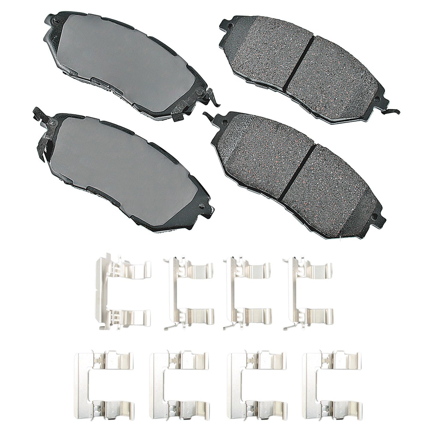 Akebono ProACT Ultra-Premium Bra ke Pads - Front | AKEACT1078A