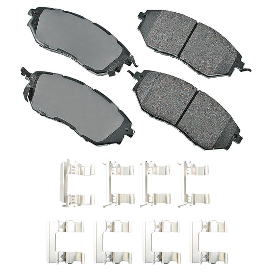 Akebono ProACT Ultra-Premium Bra ke Pads - Front | AKEACT1078A