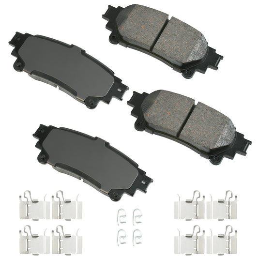 Akebono ProACT Ultra-Premium Bra ke Pads - Rear | AKEACT1391A