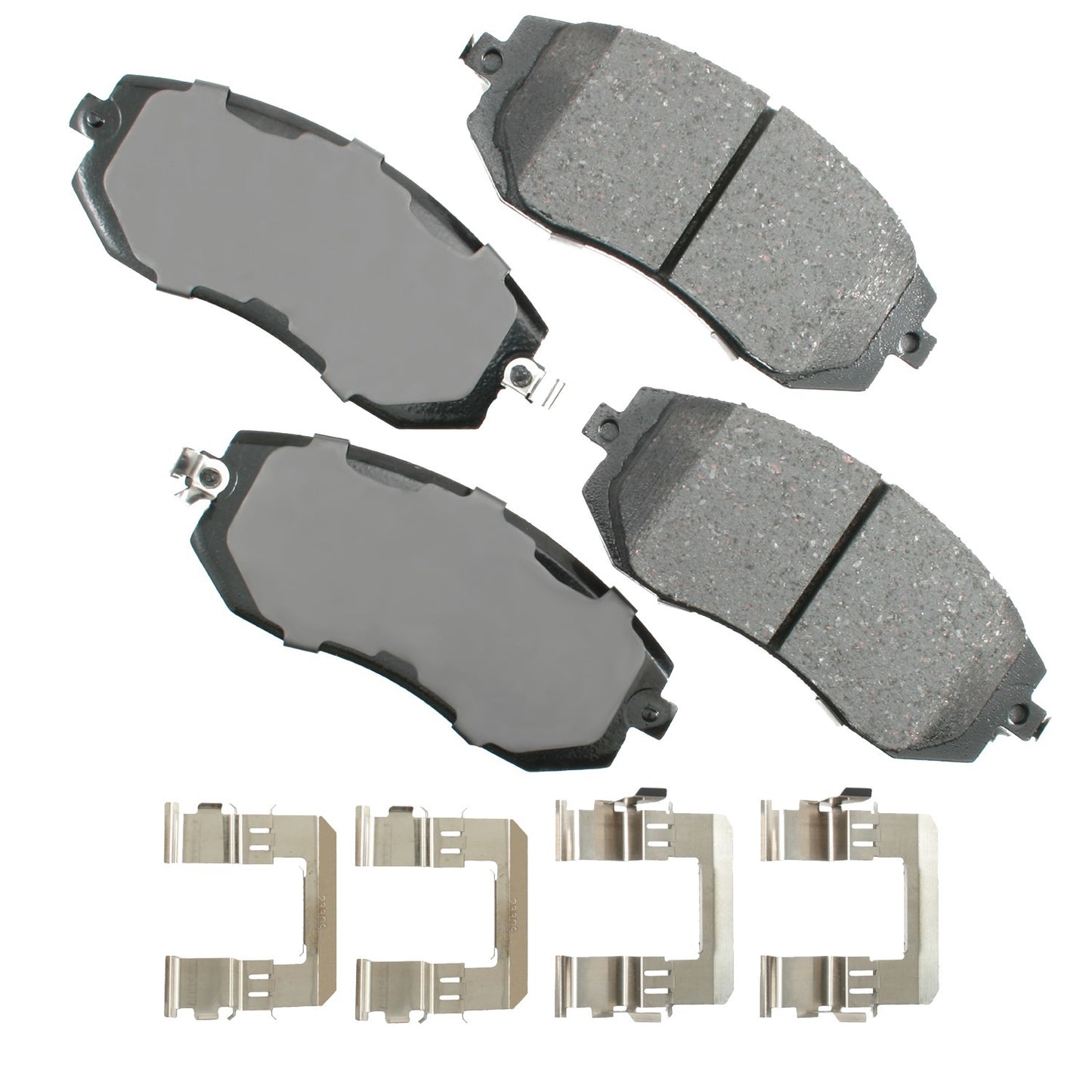 Akebono ProACT Ultra-Premium Bra ke Pads - Front | AKEACT1539