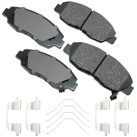 Akebono ProACT Ultra-Premium Bra ke Pads - Front | AKEACT465B